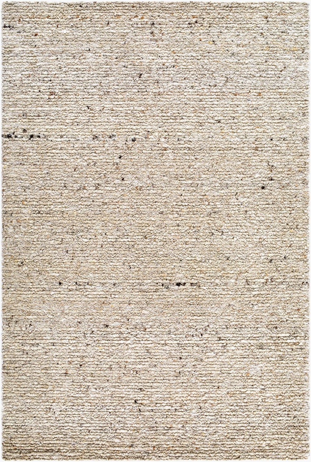 Livabliss Passion Collection Hand Tufted Wool Area Rug for Living Room or Primary Bedroom Cream, Ivory 5' x 7'6" PAN2302-576