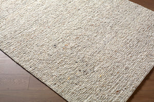 Livabliss Passion Collection Hand Tufted Wool Area Rug for Living Room or Primary Bedroom Cream, Ivory 2' x 3' PAN2302-23