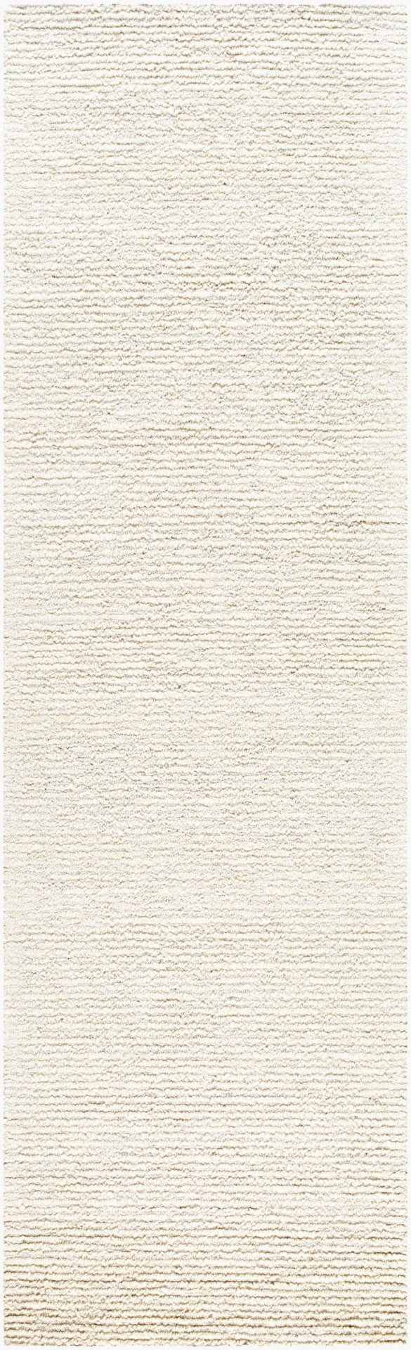 Livabliss Passion Hand Tufted Wool Area Rug Large Format Living Room Bedroom Floor Accent Ivory, Cream 3' x 10' PAN2303-310