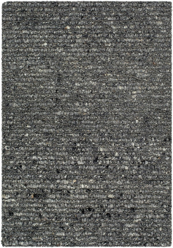 Passion PAN-2305 9' x 12' Handmade Rug PAN2305-912  Dark Grey, Onyx, Grey Surya