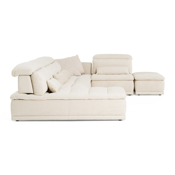 Vig Furniture David Ferrari Panorama - Luxurious Italian Beige Modular Sectional Sofa For Modern Living Spaces Beige  Vgft-panorama-bge