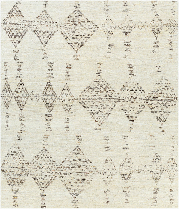 Surya Pampa Hand-knotted 2' X 3' Modern Wool & Polyester Rug - Soft, Durable, Stylish Home Décor Piece Cream Wool,Polyester Pap1001-23
