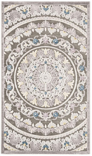 Safavieh Paradise 644 Power Loomed  Rug Grey / Light Grey PAR644B-5