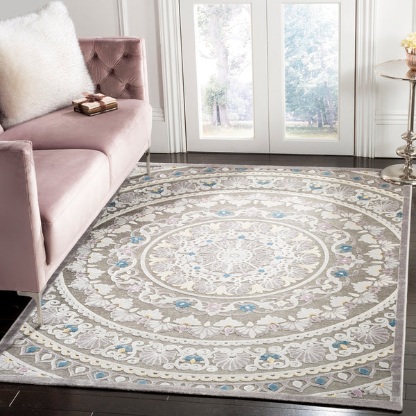 Safavieh Paradise 644 Power Loomed  Rug Grey / Light Grey PAR644B-5