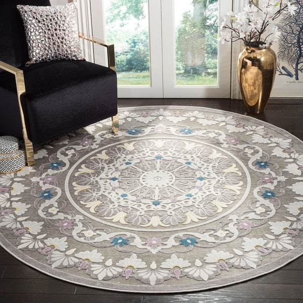 Safavieh Paradise 644 Power Loomed  Rug Grey / Light Grey PAR644B-5