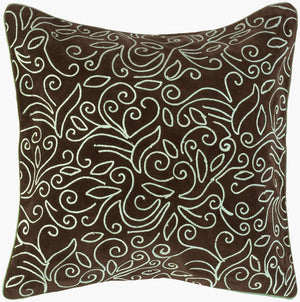 Surya Decorative Velvet Accent Pillows 18"L X 18"W - Luxurious Cotton & Rayon, Stylish Home Decor  Cotton,Rayon Part66-1818p