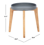 Safavieh Menria Side Table Natural, Grey PAT1500A