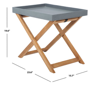 Safavieh Terance Side Table Natural, Grey PAT1505A