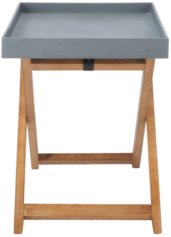 Safavieh Terance Side Table Natural, Grey PAT1505A