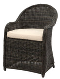 Safavieh Newton Wicker Arm Chair With Cushion Grey/Beige PAT2509A