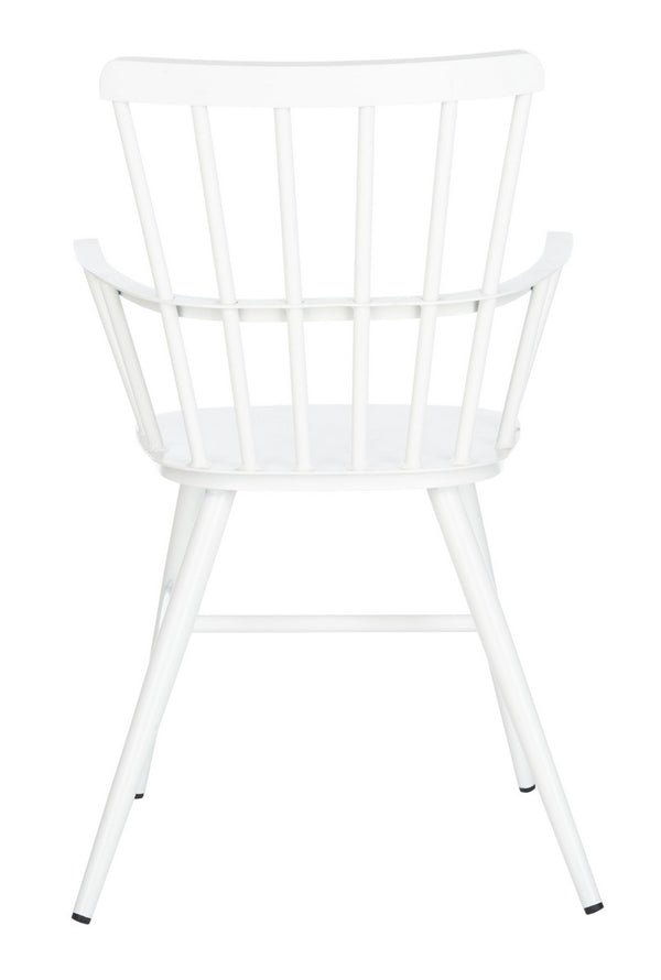 Safavieh Clifton Arm Chair - Set of 2 Matte White PAT3001A-SET2