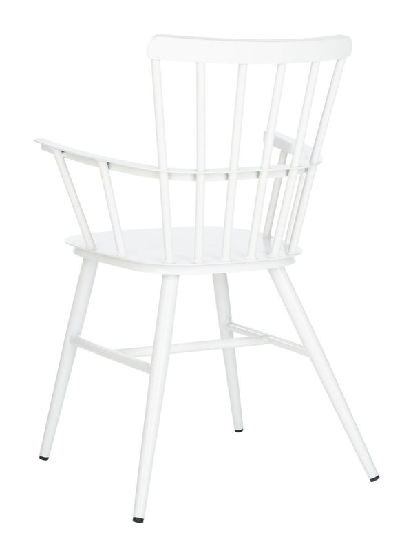 Safavieh Clifton Arm Chair - Set of 2 Matte White PAT3001A-SET2