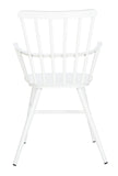 Safavieh Clifton Arm Chair - Set of 2 Matte White PAT3001A-SET2