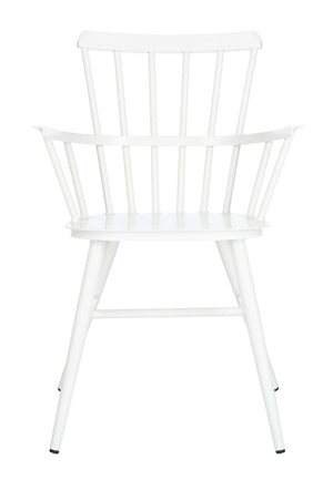 Safavieh Clifton Arm Chair - Set of 2 Matte White PAT3001A-SET2