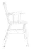 Safavieh Clifton Arm Chair - Set of 2 Matte White PAT3001A-SET2