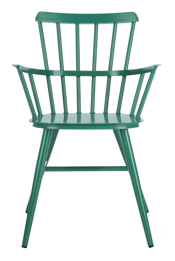 Safavieh Clifton Arm Chair - Set of 2 Matte Olive Green PAT3001E-SET2