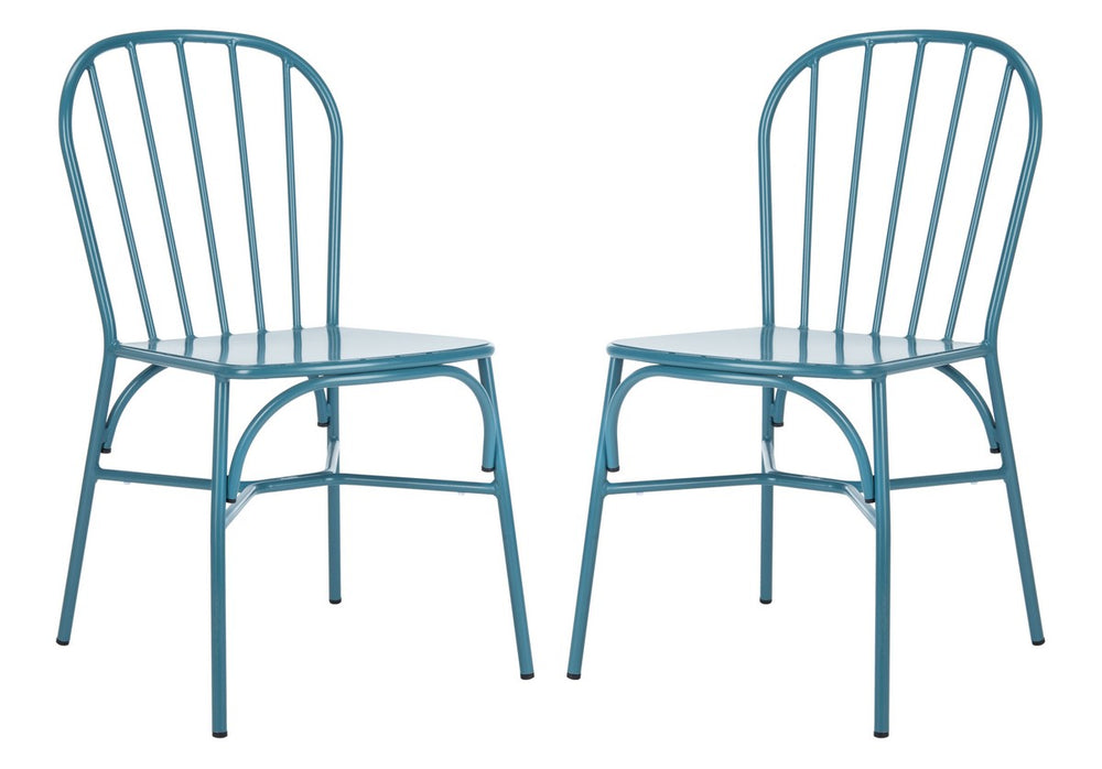 Safavieh Everleigh Side Chair - Set of 2 Matte Navy Blue PAT3002C-SET2