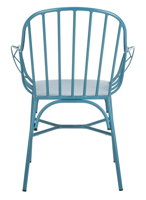 Safavieh Tucker Arm Chair - Set of 2 Matte Navy Blue PAT3003C-SET2