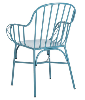 Safavieh Tucker Arm Chair - Set of 2 Matte Navy Blue PAT3003C-SET2