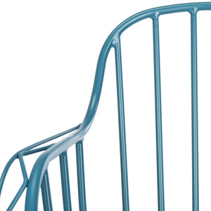 Safavieh Tucker Arm Chair - Set of 2 Matte Navy Blue PAT3003C-SET2