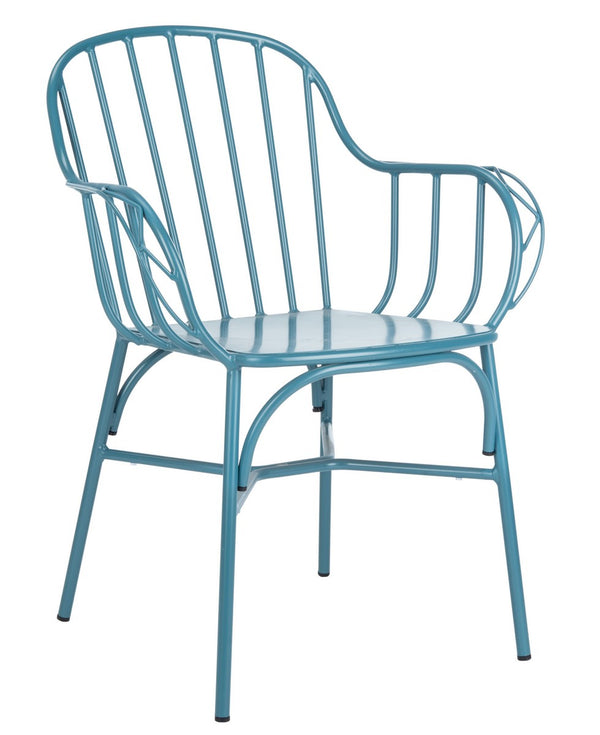 Safavieh Tucker Arm Chair - Set of 2 Matte Navy Blue PAT3003C-SET2