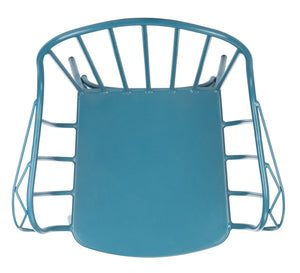 Safavieh Tucker Arm Chair - Set of 2 Matte Navy Blue PAT3003C-SET2