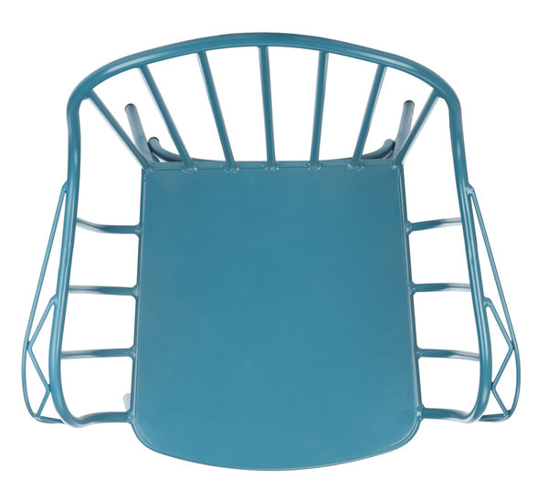 Safavieh Tucker Arm Chair - Set of 2 Matte Navy Blue PAT3003C-SET2