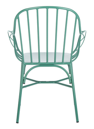 Safavieh Tucker Arm Chair - Set of 2 Matte Olive Green PAT3003E-SET2