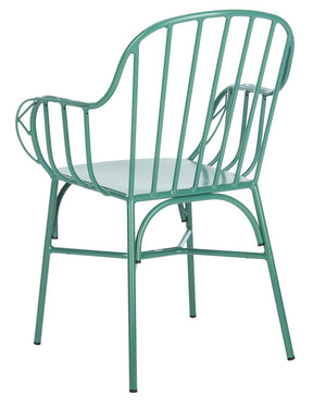 Safavieh Tucker Arm Chair - Set of 2 Matte Olive Green PAT3003E-SET2