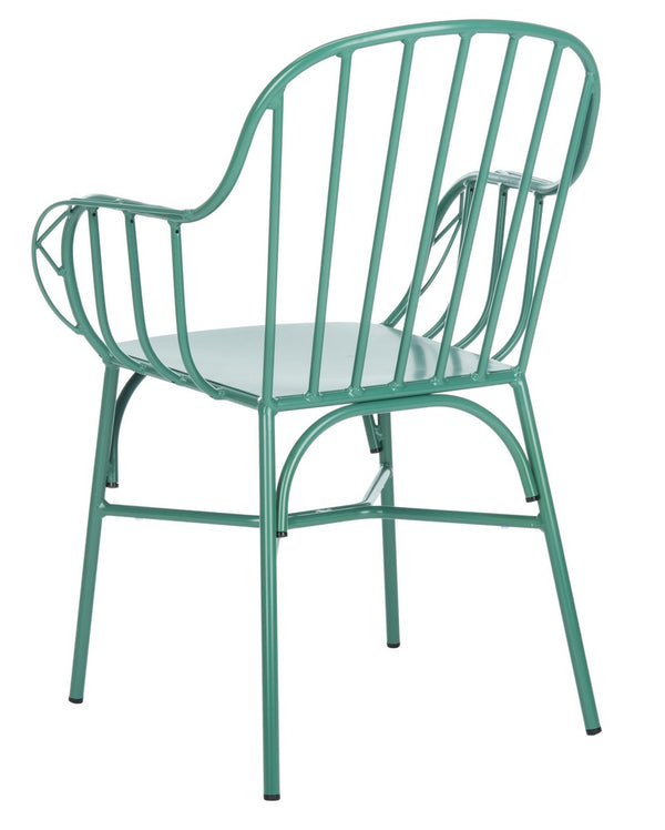 Safavieh Tucker Arm Chair - Set of 2 Matte Olive Green PAT3003E-SET2