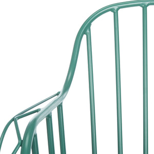 Safavieh Tucker Arm Chair - Set of 2 Matte Olive Green PAT3003E-SET2