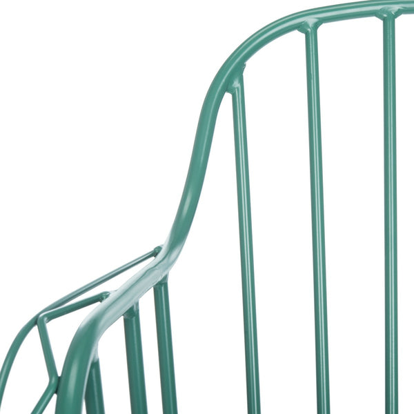 Safavieh Tucker Arm Chair - Set of 2 Matte Olive Green PAT3003E-SET2