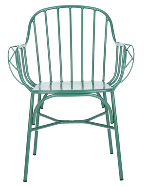 Safavieh Tucker Arm Chair - Set of 2 Matte Olive Green PAT3003E-SET2