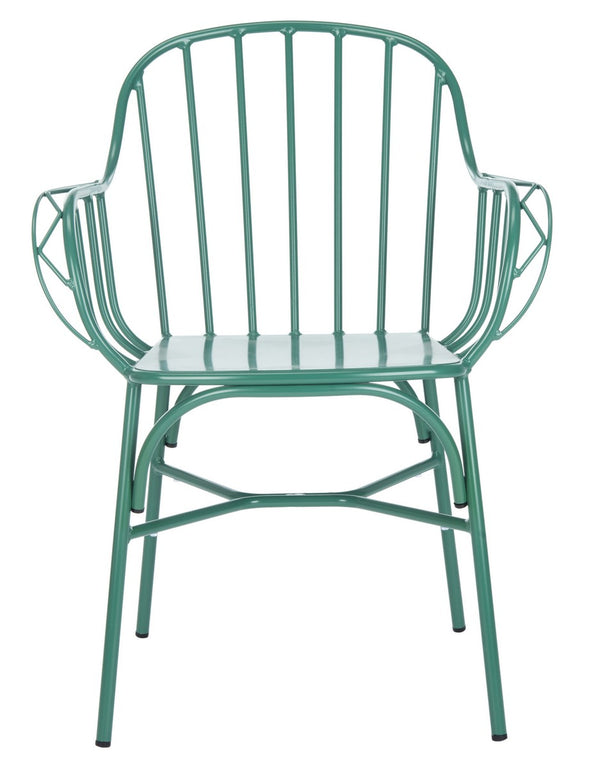 Safavieh Tucker Arm Chair - Set of 2 Matte Olive Green PAT3003E-SET2