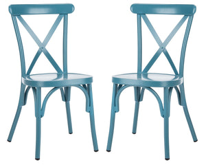 Safavieh Axton Side Chair - Set of 2 Matte Navy Blue PAT3005C-SET2