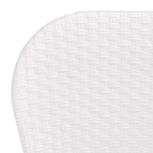 Lisbeth French Bistro Side Chair Set - Chic Navy and White Design for Cozy Indoor and Outdoor Spaces