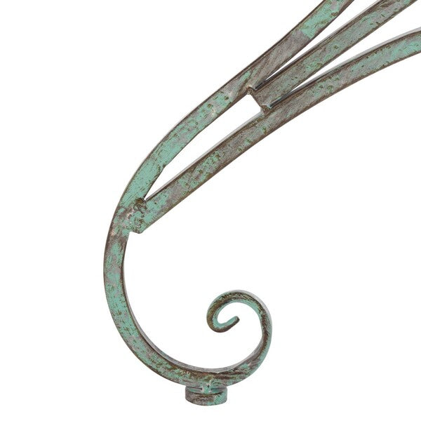 Annalise Victorian Charm Half-Round Accent Table for Porch, Patio, or Entryway - Elegant Design