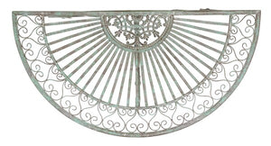 Annalise Victorian Charm Half-Round Accent Table for Porch, Patio, or Entryway - Elegant Design