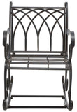 Safavieh Medrano Rocking Chair XII23 Anitique Black Iron PAT5030E