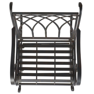 Safavieh Medrano Rocking Chair XII23 Anitique Black Iron PAT5030E