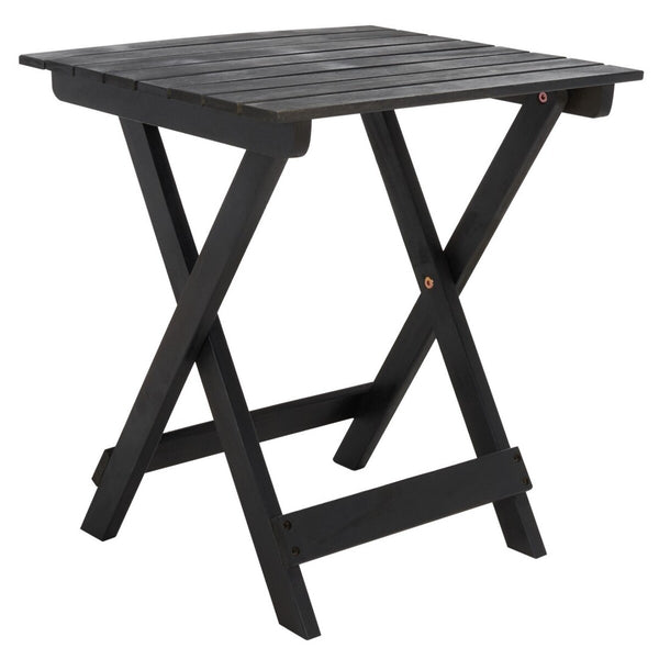 Safavieh Pacifica 3 Piece Lounge Set XII23 Black Wood/Beige Cushion Galvanized Steel PAT7020G