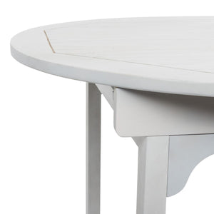 Safavieh Hikaru Extendable Dining Set XII23 Grey Galvanized Steel PAT7083B-3BX