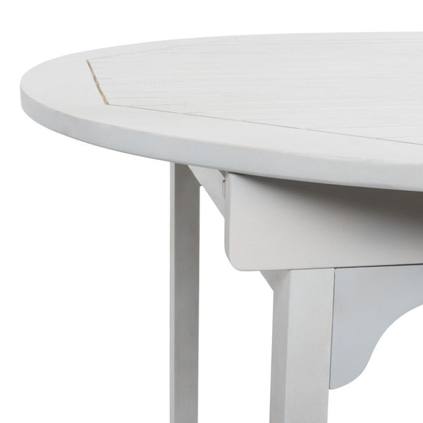 Safavieh Hikaru Extendable Dining Set XII23 Grey Galvanized Steel PAT7083B-3BX