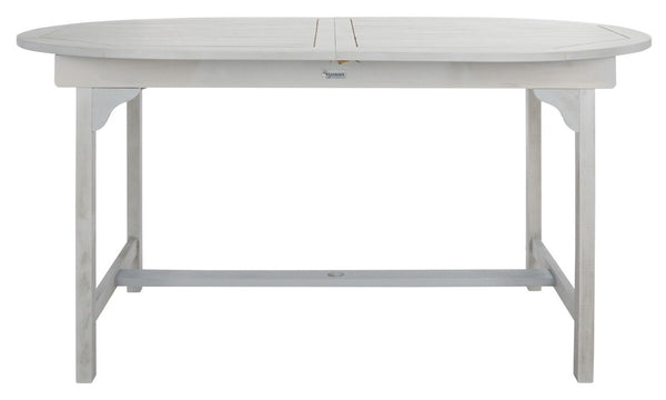 Safavieh Hikaru Extendable Dining Set XII23 Grey Galvanized Steel PAT7083B-3BX