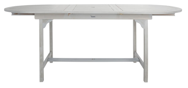 Safavieh Hikaru Extendable Dining Set XII23 Grey Galvanized Steel PAT7083B-3BX