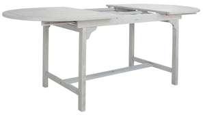 Safavieh Hikaru Extendable Dining Set XII23 Grey Galvanized Steel PAT7083B-3BX