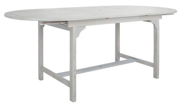 Safavieh Hikaru Extendable Dining Set XII23 Grey Galvanized Steel PAT7083B-3BX