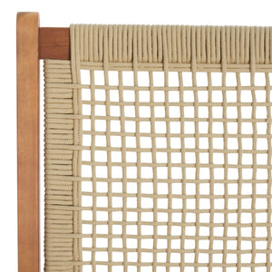 Safavieh Kobina 5 Piece Outdoor Living Set XII23 Natural/Natural Rope Galvanized Steel PAT7314A-2BX