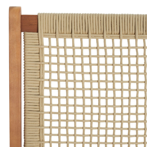 Safavieh Kobina 5 Piece Outdoor Living Set XII23 Natural/Natural Rope Galvanized Steel PAT7314A-2BX