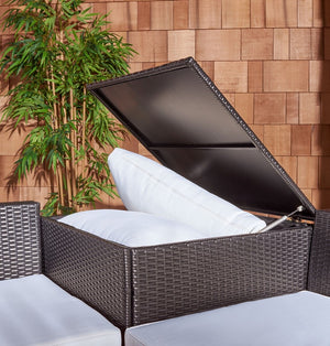 Safavieh Helga Living Set Black/Beige PAT7513A-2BX